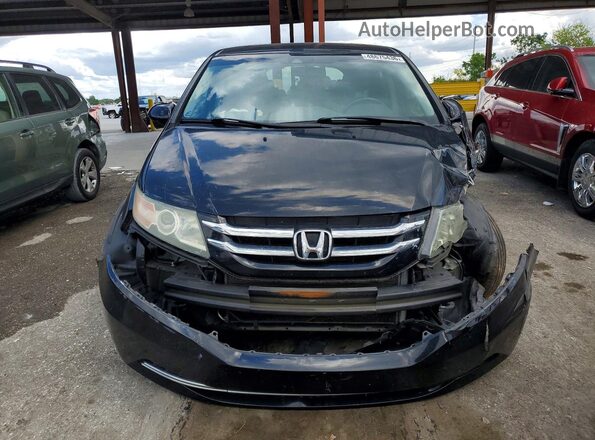 5FNRL5H63GB074870 2016 HONDA ODYSSEY Black Widok z przodu