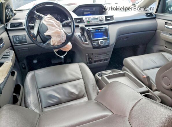 5FNRL5H63GB074870 2016 HONDA ODYSSEY Black Widok deski rozdzielczej