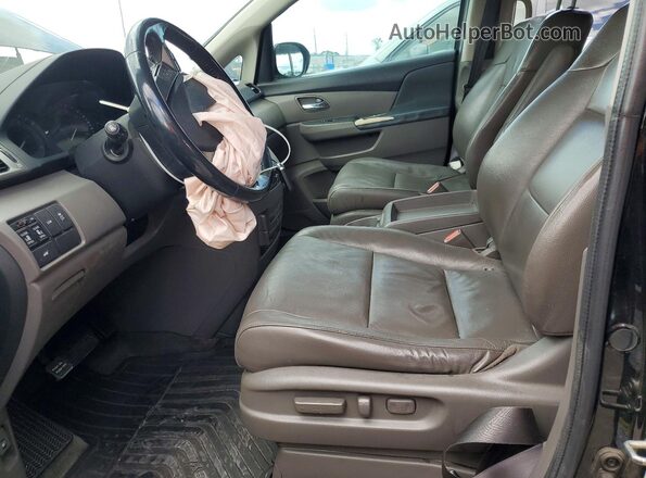 5FNRL5H63GB074870 2016 HONDA ODYSSEY Black Widok wnętrza z przodu