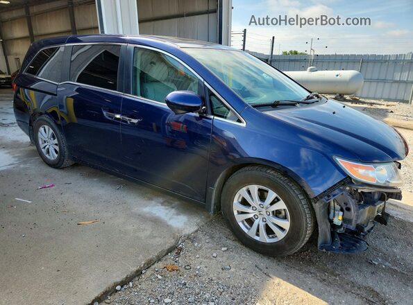 5FNRL5H63GB110699 2016 HONDA ODYSSEY Blue Przód prawy