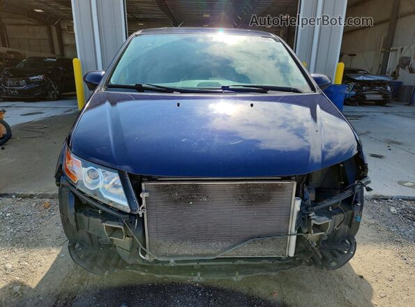 5FNRL5H63GB110699 2016 HONDA ODYSSEY Blue Widok z przodu