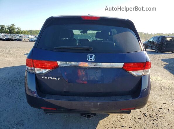 5FNRL5H63HB003170 2017 HONDA ODYSSEY Blue Vista trasera