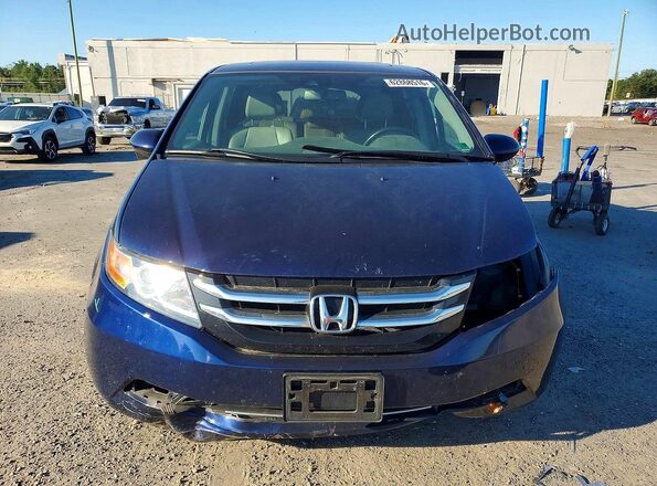 5FNRL5H63HB003170 2017 HONDA ODYSSEY Blue Vista frontal