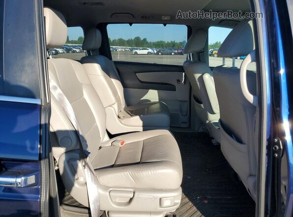 5FNRL5H63HB003170 2017 HONDA ODYSSEY Blue Vista interior trasera