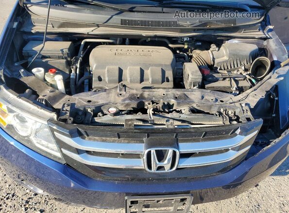 5FNRL5H63HB003170 2017 HONDA ODYSSEY Blue Vista del compartimento del motor