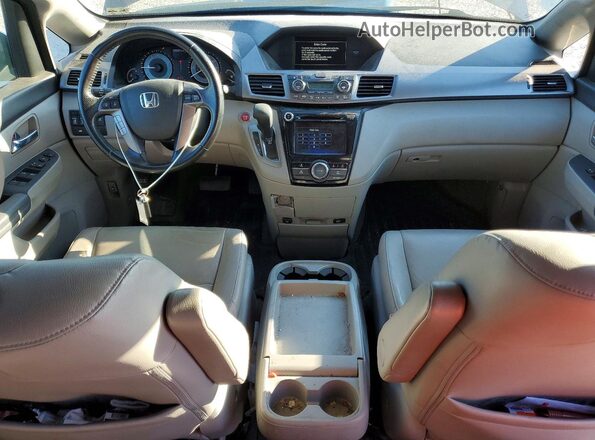 5FNRL5H63HB003170 2017 HONDA ODYSSEY Blue Vista del salpicadero