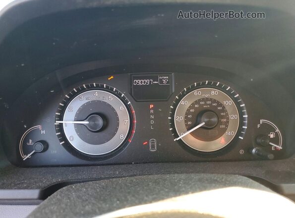 5FNRL5H63HB003170 2017 HONDA ODYSSEY Blue Vista del cuadro de instrumentos