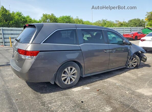 5FNRL5H64GB023328 2016 HONDA ODYSSEY Gray Задня права чверть