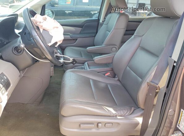 5FNRL5H64GB023328 2016 HONDA ODYSSEY Gray Вид салону спереду
