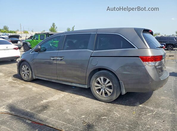 5FNRL5H64GB023328 2016 HONDA ODYSSEY Gray Задня ліва чверть