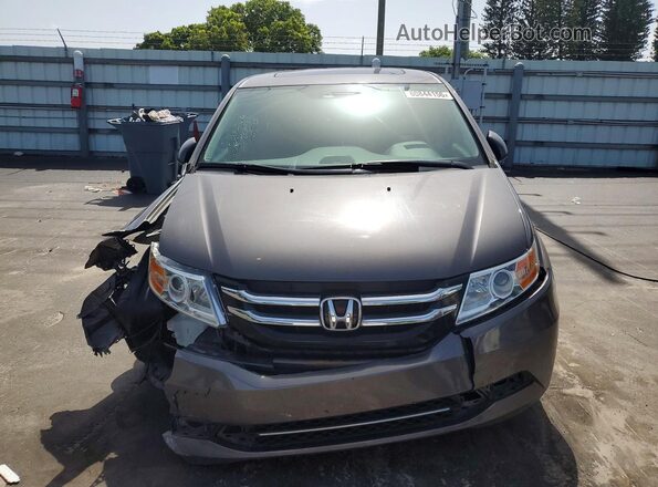 5FNRL5H64GB023328 2016 HONDA ODYSSEY Gray Вид спереду