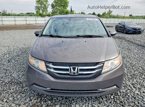 5FNRL5H65GB090715 2016 HONDA ODYSSEY Gray Widok z przodu