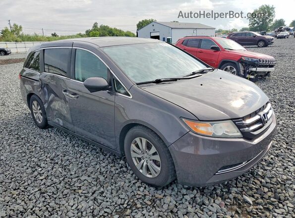 5FNRL5H65GB090715 2016 HONDA ODYSSEY Gray Przód prawy