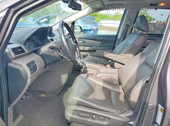 5FNRL5H65GB090715 2016 HONDA ODYSSEY Gray Widok wnętrza z przodu