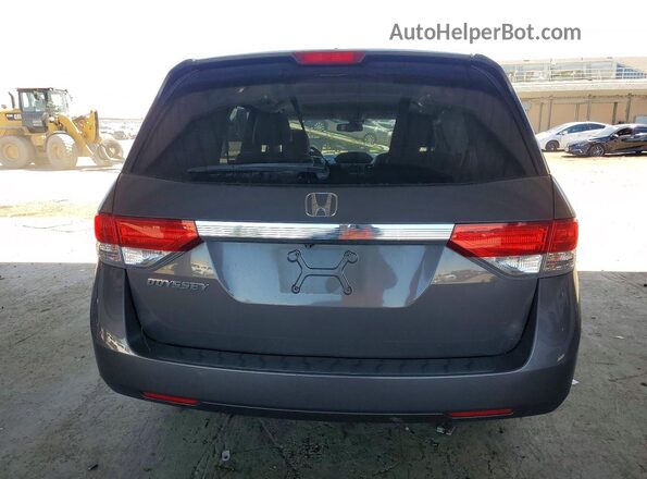 5FNRL5H65HB011500 2017 HONDA ODYSSEY Gray Vista trasera