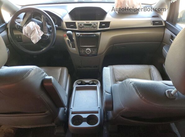 5FNRL5H65HB011500 2017 HONDA ODYSSEY Gray Vista del salpicadero