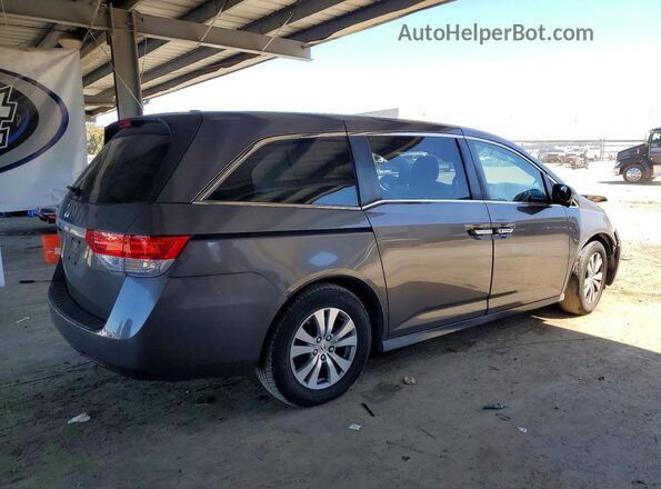 5FNRL5H65HB011500 2017 HONDA ODYSSEY Gray Trasero derecho