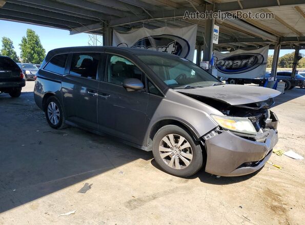 5FNRL5H65HB011500 2017 HONDA ODYSSEY Gray Delantero derecho