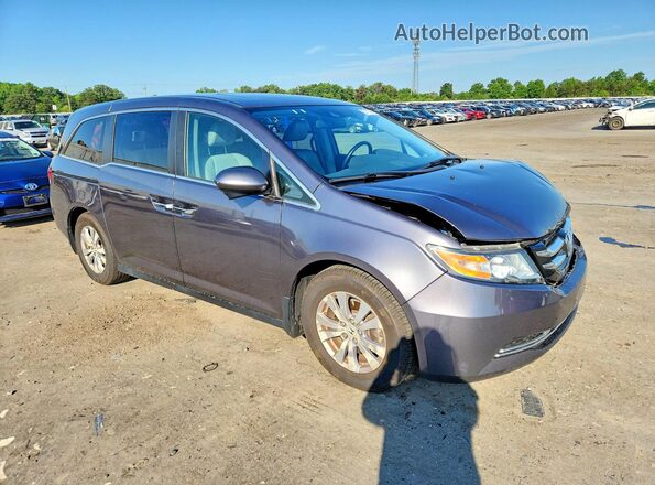 5FNRL5H66GB019734 2016 HONDA ODYSSEY Gray Delantero derecho