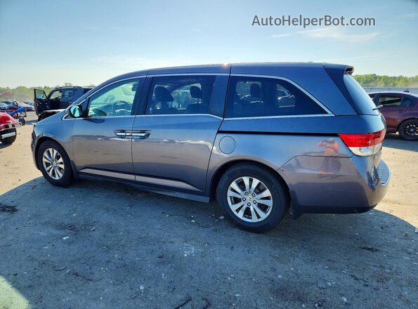 5FNRL5H66GB019734 2016 HONDA ODYSSEY Gray Trasero izquierdo