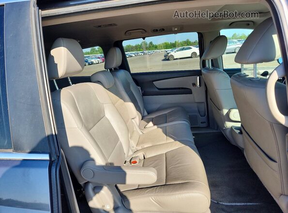 5FNRL5H66GB019734 2016 HONDA ODYSSEY Gray Vista interior trasera