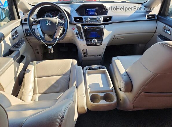 5FNRL5H66GB019734 2016 HONDA ODYSSEY Gray Vista del salpicadero