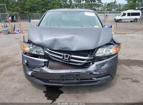 5FNRL5H66HB001056 2017 HONDA ODYSSEY Gray Front view