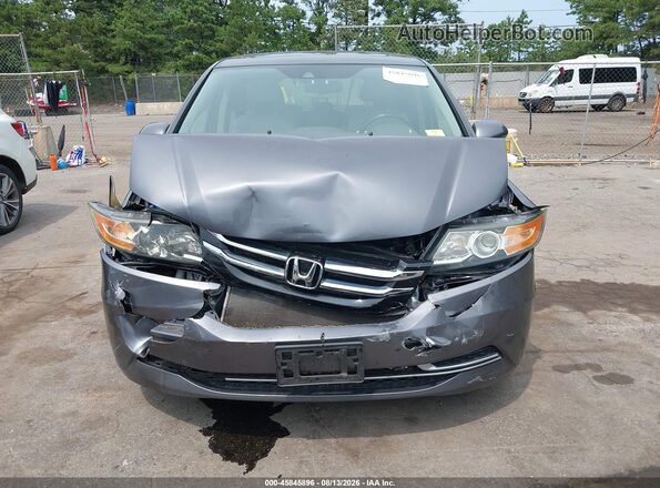5FNRL5H66HB001056 2017 HONDA ODYSSEY Gray Rear interior view