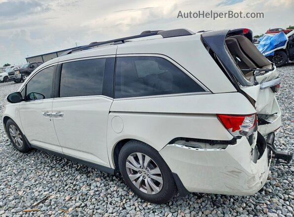 5FNRL5H66HB007763 2017 HONDA ODYSSEY Белый Задняя левая четверть