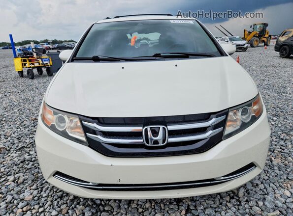 5FNRL5H66HB007763 2017 HONDA ODYSSEY Белый Вид спереди