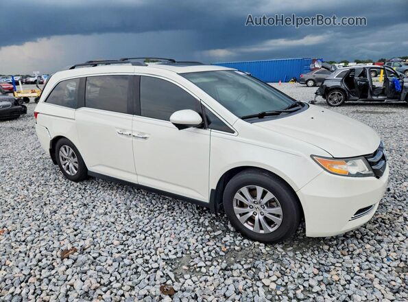 5FNRL5H66HB007763 2017 HONDA ODYSSEY Белый Передняя правая четверть