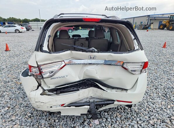 5FNRL5H66HB007763 2017 HONDA ODYSSEY Белый Вид сзади