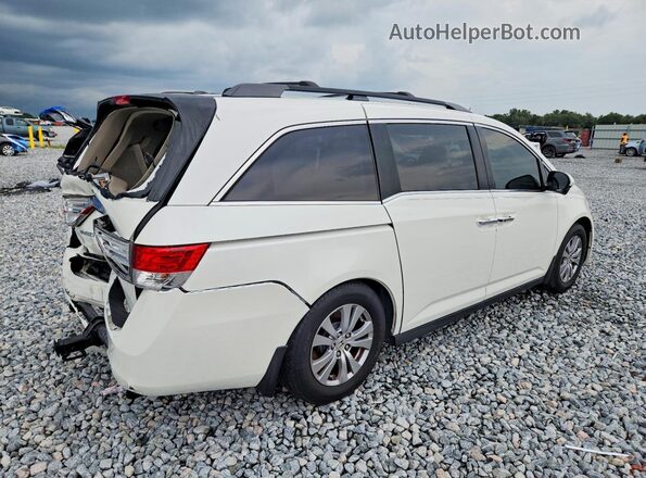 5FNRL5H66HB007763 2017 HONDA ODYSSEY Белый Задняя правая четверть