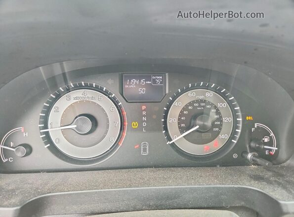 5FNRL5H67GB055545 2016 HONDA ODYSSEY Gray ხელსაწყოთა პანელის ხედი