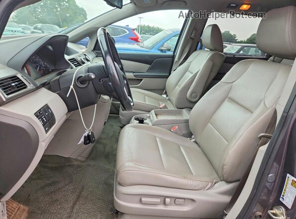 5FNRL5H67GB055545 2016 HONDA ODYSSEY Gray წინა სალონის ხედი