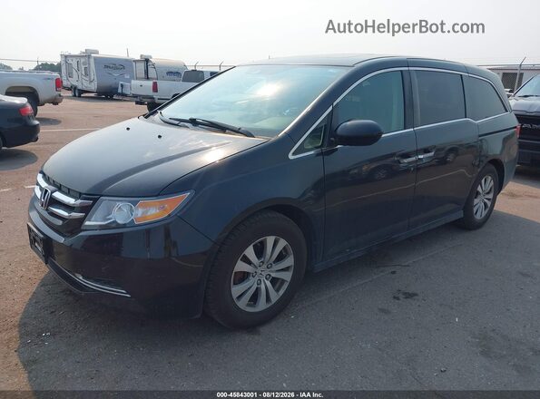 5FNRL5H67GB093843 2016 HONDA ODYSSEY Черный Передняя левая четверть