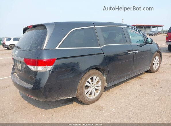 5FNRL5H67GB093843 2016 HONDA ODYSSEY Черный Задняя правая четверть