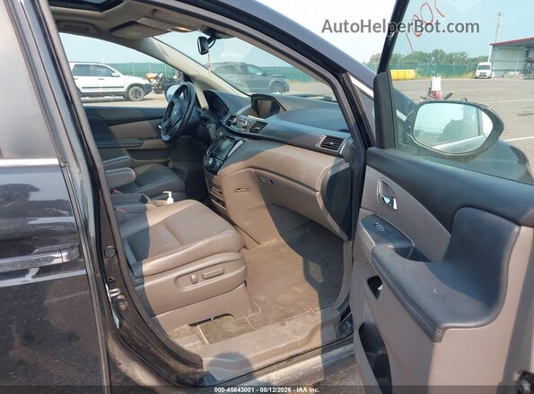 5FNRL5H67GB093843 2016 HONDA ODYSSEY Черный Вид салона спереди