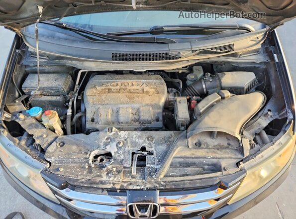 5FNRL5H68GB006242 2016 HONDA ODYSSEY Black Vista del compartimento del motor