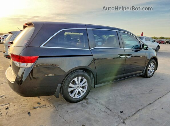 5FNRL5H68GB006242 2016 HONDA ODYSSEY Black Trasero derecho