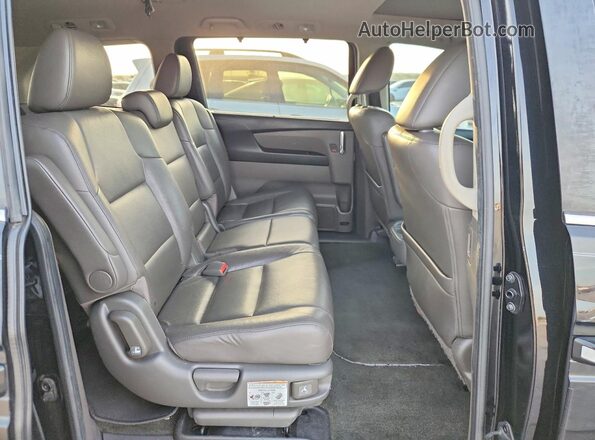 5FNRL5H68GB006242 2016 HONDA ODYSSEY Black Vista interior trasera
