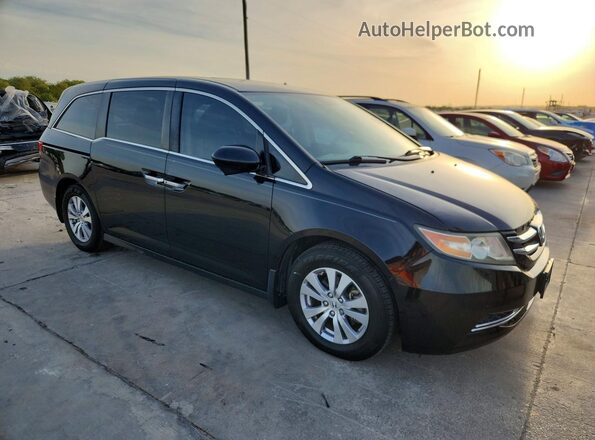 5FNRL5H68GB006242 2016 HONDA ODYSSEY Black Delantero derecho