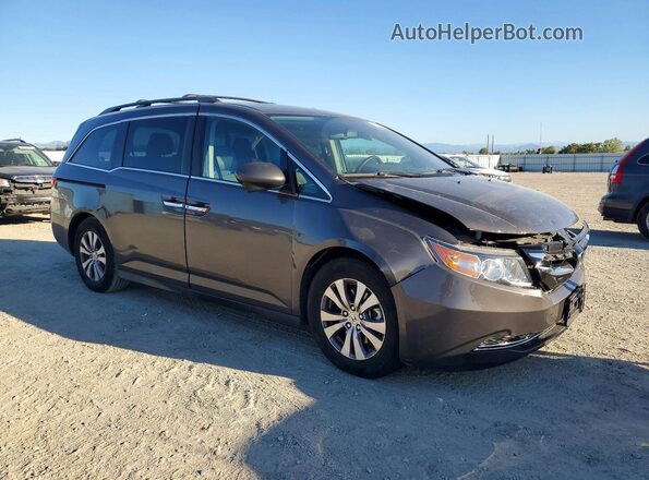 5FNRL5H68GB044084 2016 HONDA ODYSSEY Gray Передня права чверть