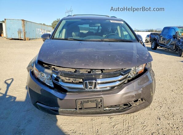 5FNRL5H68GB044084 2016 HONDA ODYSSEY Gray Вид спереду