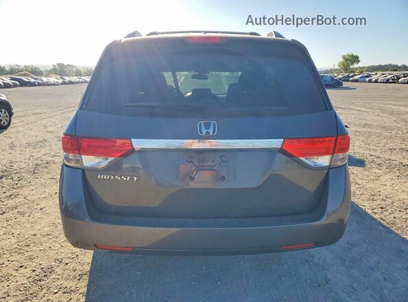 5FNRL5H68GB044084 2016 HONDA ODYSSEY Gray Вид ззаду