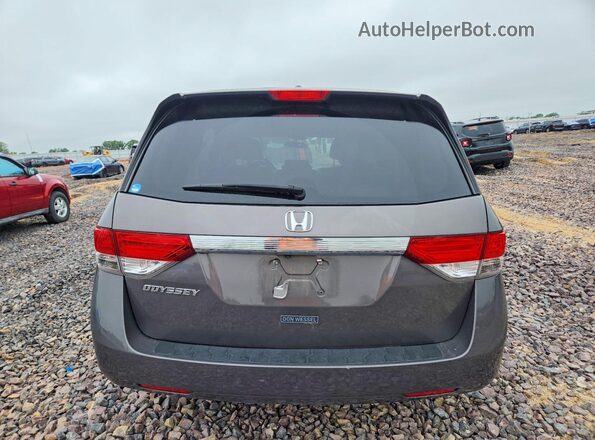 5FNRL5H69GB022398 2016 HONDA ODYSSEY Gray Vista trasera