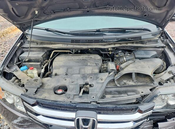 5FNRL5H69GB022398 2016 HONDA ODYSSEY Gray Vista del compartimento del motor