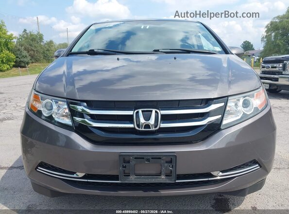 5FNRL5H69GB085260 2016 HONDA ODYSSEY Gray Вид щитка приладів