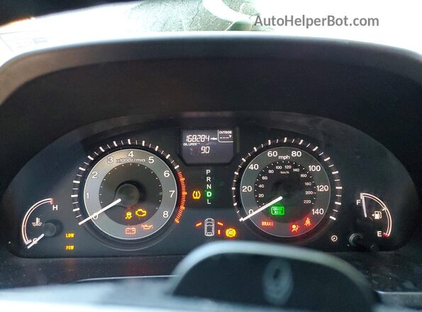 5FNRL5H69GB089616 2016 HONDA ODYSSEY Gray Вид щитка приладів