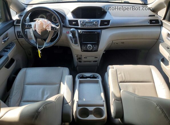 5FNRL5H69GB122128 2016 HONDA ODYSSEY Синий Вид панели приборов